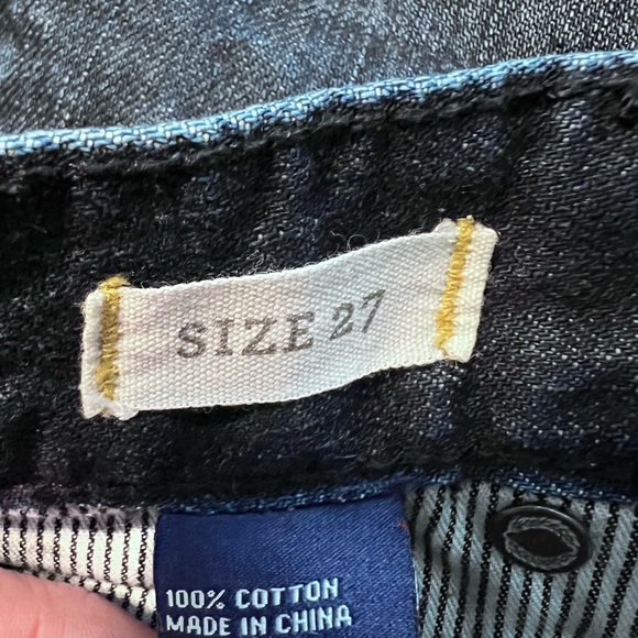 Madewell dark blue cut off shorts. Size 27. Mid rise - Picture 3 of 7